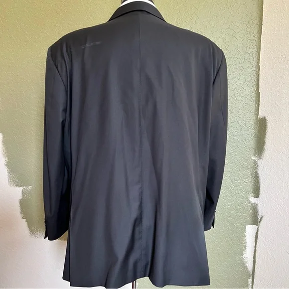 Canali Men's Blue Blazer Loro Piana Tasmanian 120 Wool, Size 62 (US52) - Picture 7 of 16